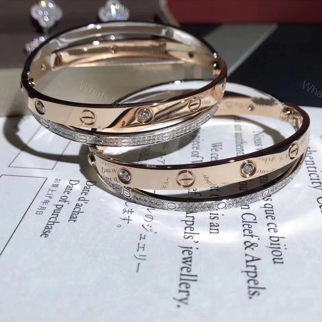 View 5 of Cartier Love bracelet, Diamonds-Paved