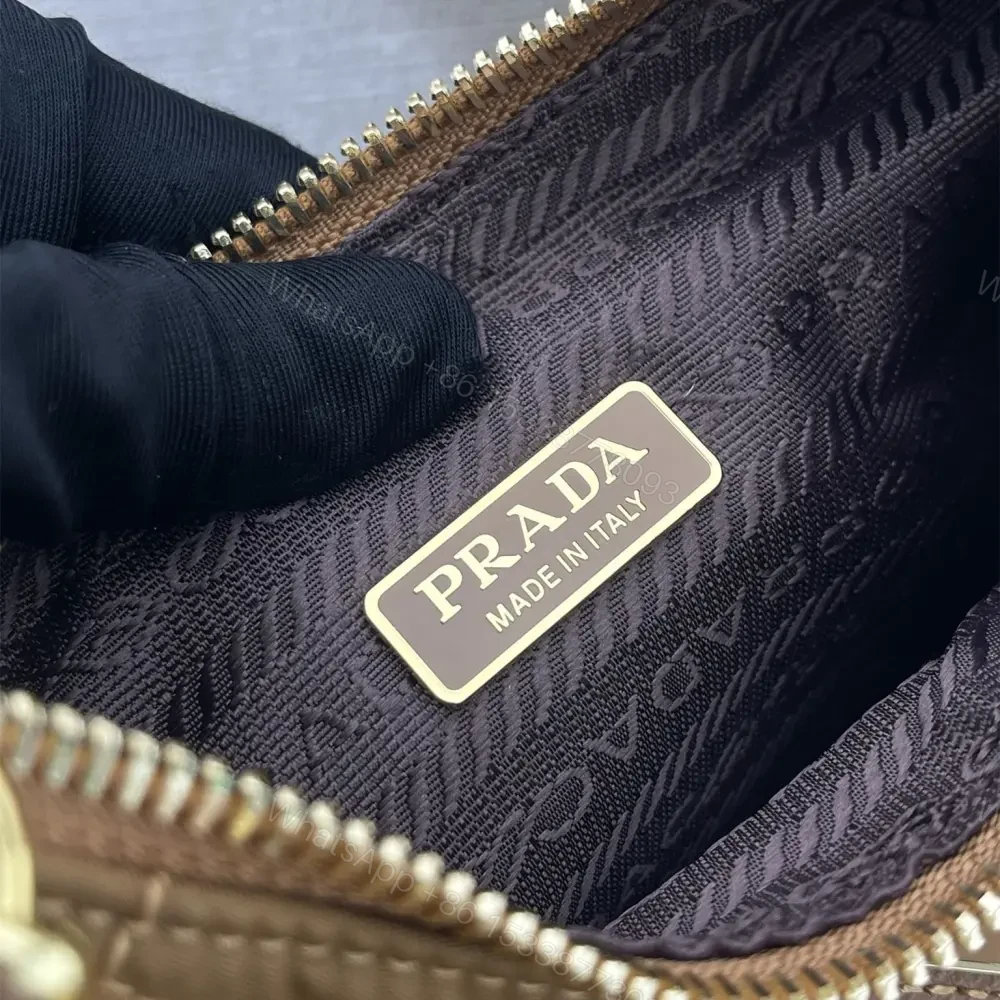 View 9 of 高仿Prada*RE-Nylon系列1BC204單肩包棕色免檢版