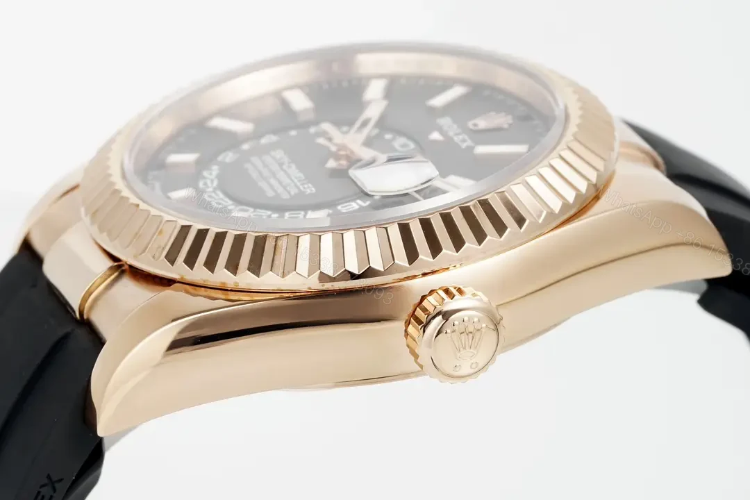 View 7 of Rolex Sky-Dweller Champagne Dial Everose Gold & Oystersteel 42MM 336238-0002
