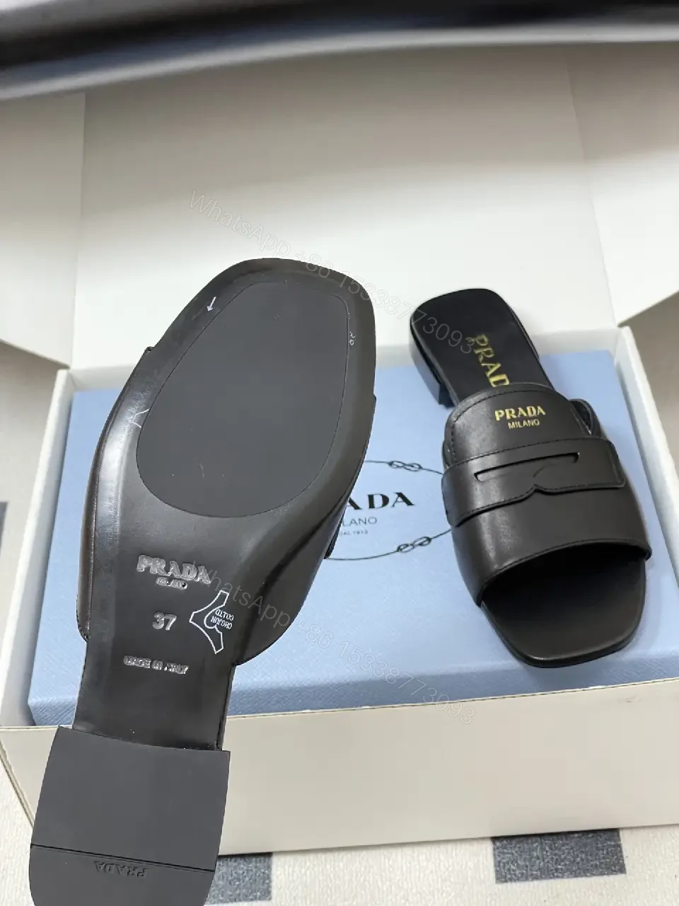 View 4 of Minimalist Black Leather Sandals — All-Day Comfort, Subtle Luxury