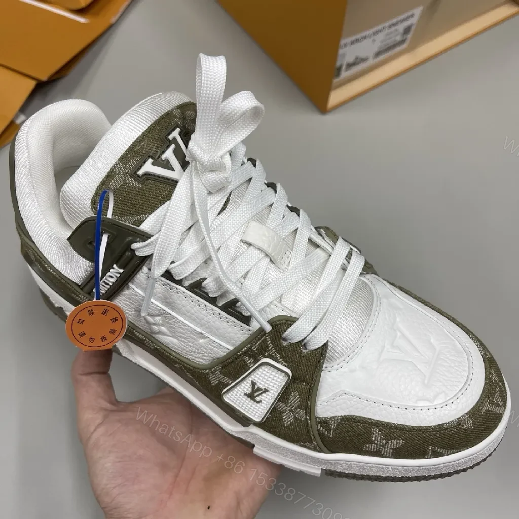 View 8 of White Olive Luxe High-Top Sneakers: Premium Comfort & Style