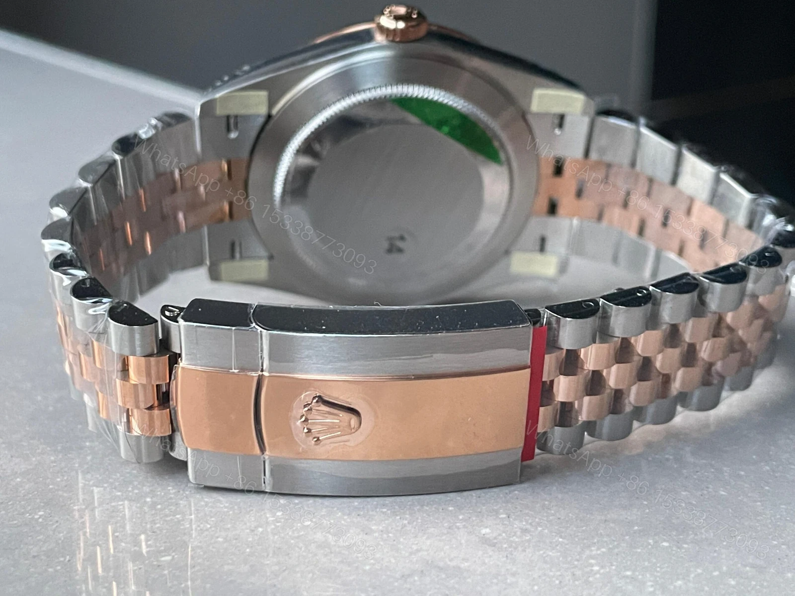 View 7 of VSF Factory 1:1 Rolex Datejust 41mm 126331 904L RG/SS Fltued Bezel Pattern Motif Grey Dial Stick VS3235