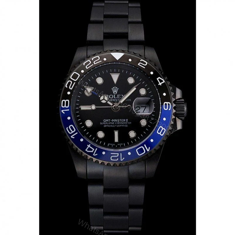 View 2 of Replica Rolex GMT-Master II Black Dial PR18239 Superclone