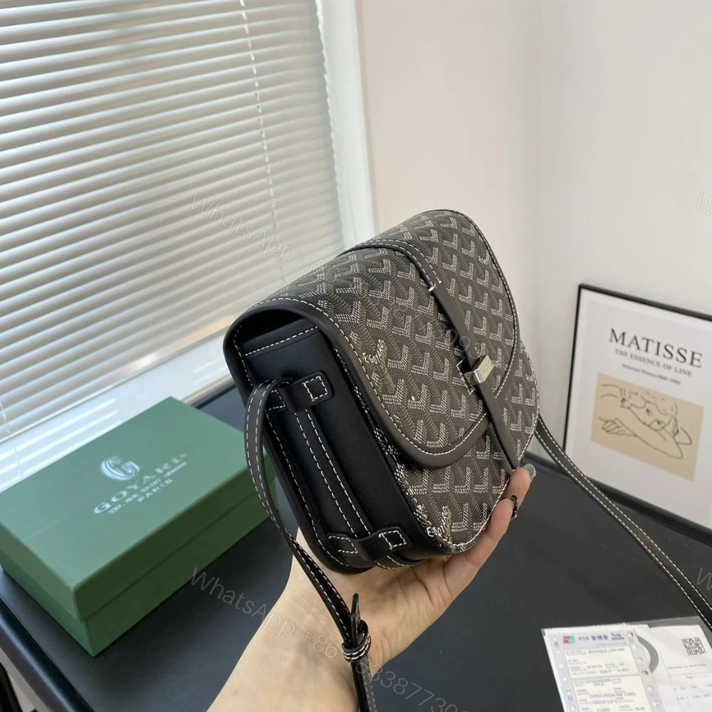 View 4 of GOYARD BELVEDERE PM BAG BLACK 22CM