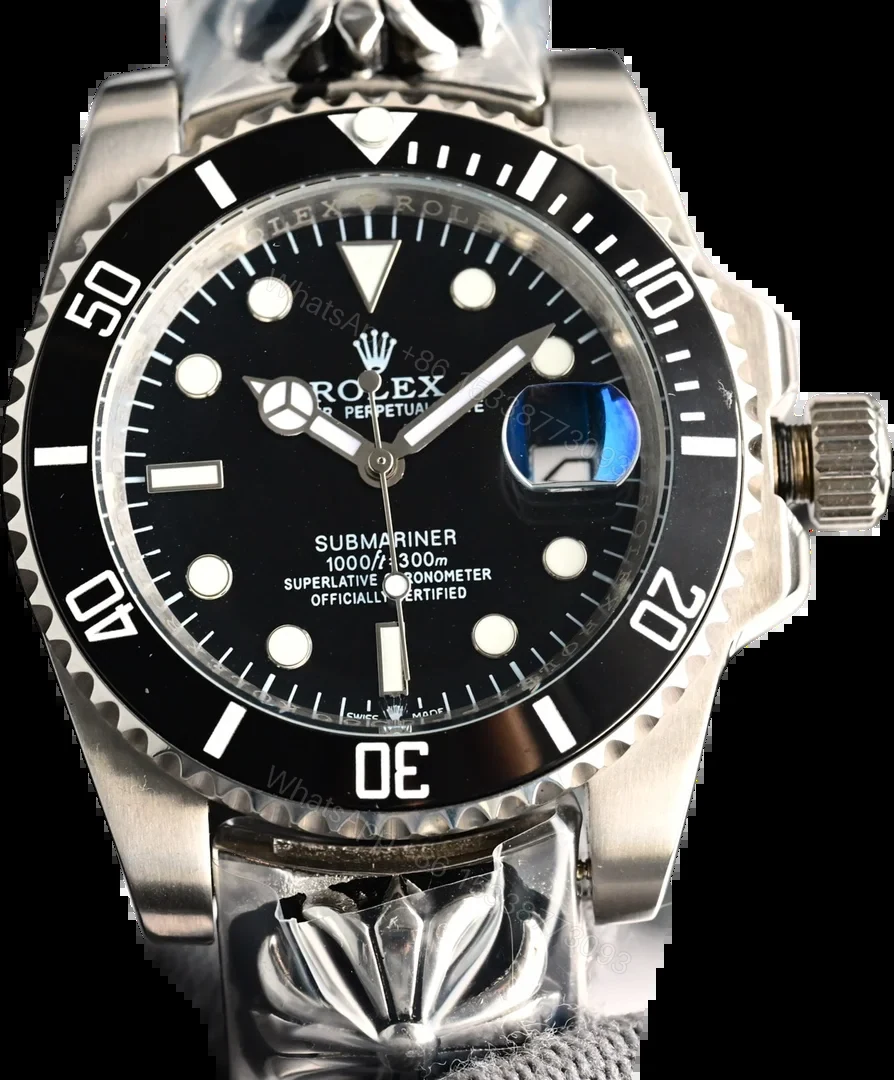 Rolex Submariner Date White Gold Black Dial 40mm ROLEX-SUB-WG-BLK-40 — view 1