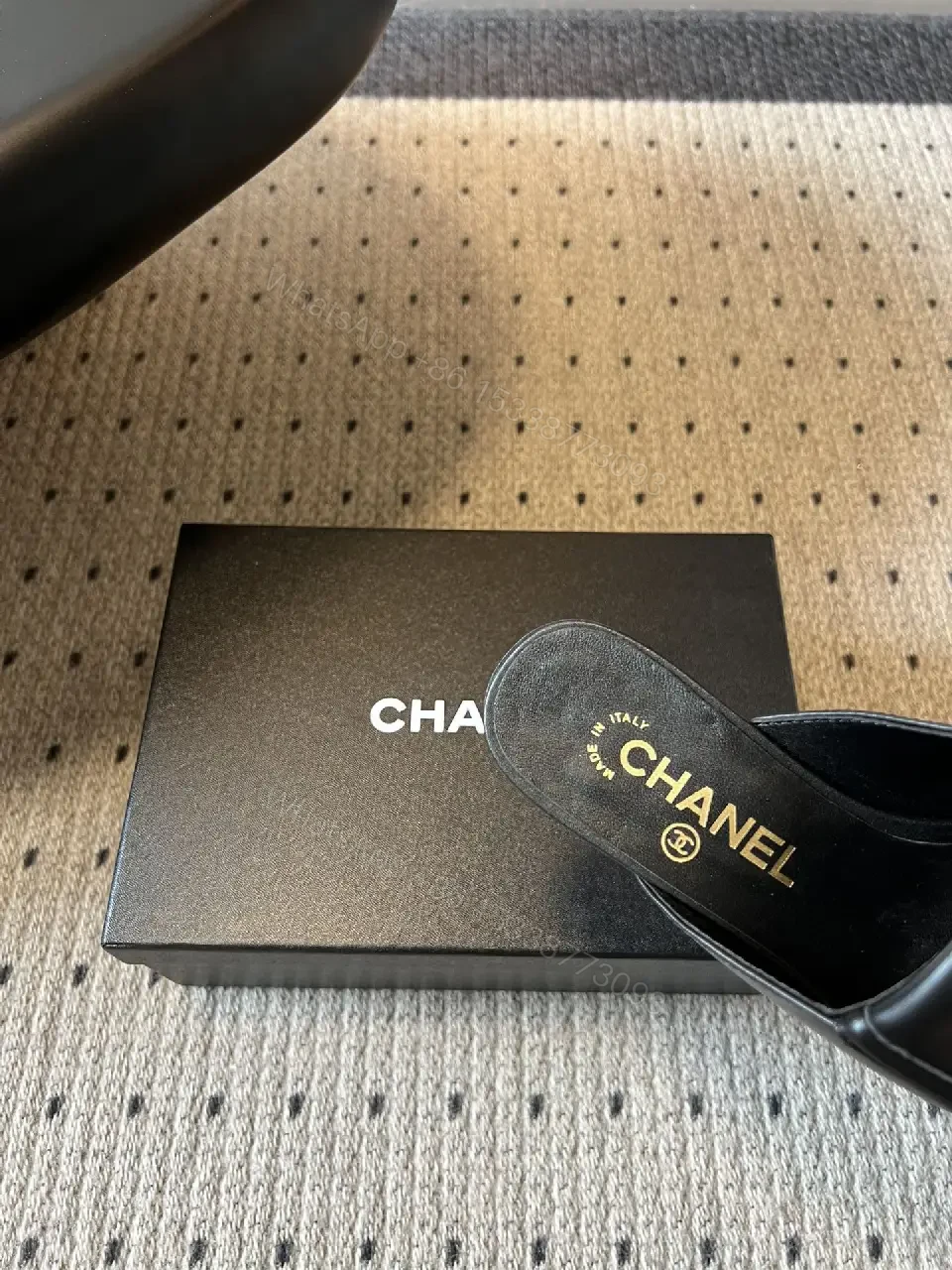 View 5 of Chic Leather Slides: Luxury Comfort in Minimalist Design