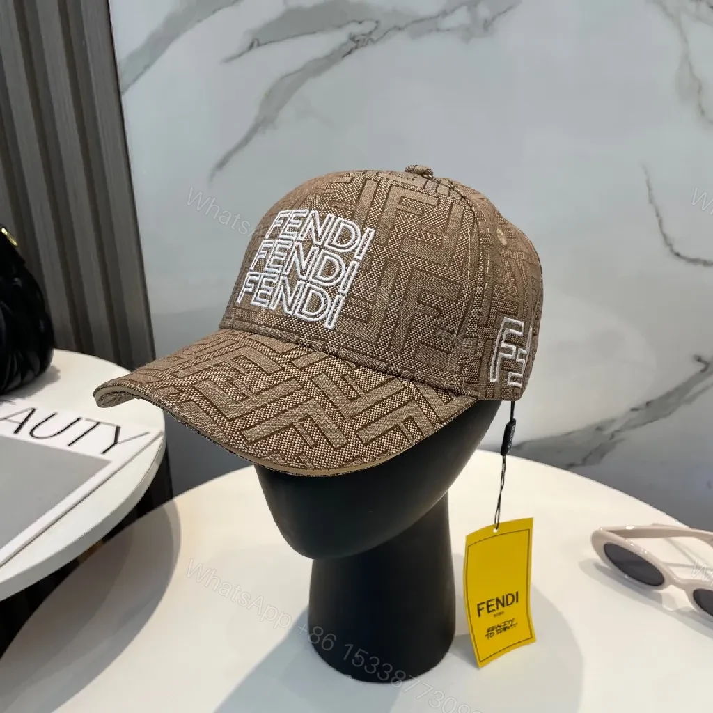 View 7 of Textured Wool Blend Monogram Cap with Bold Branding