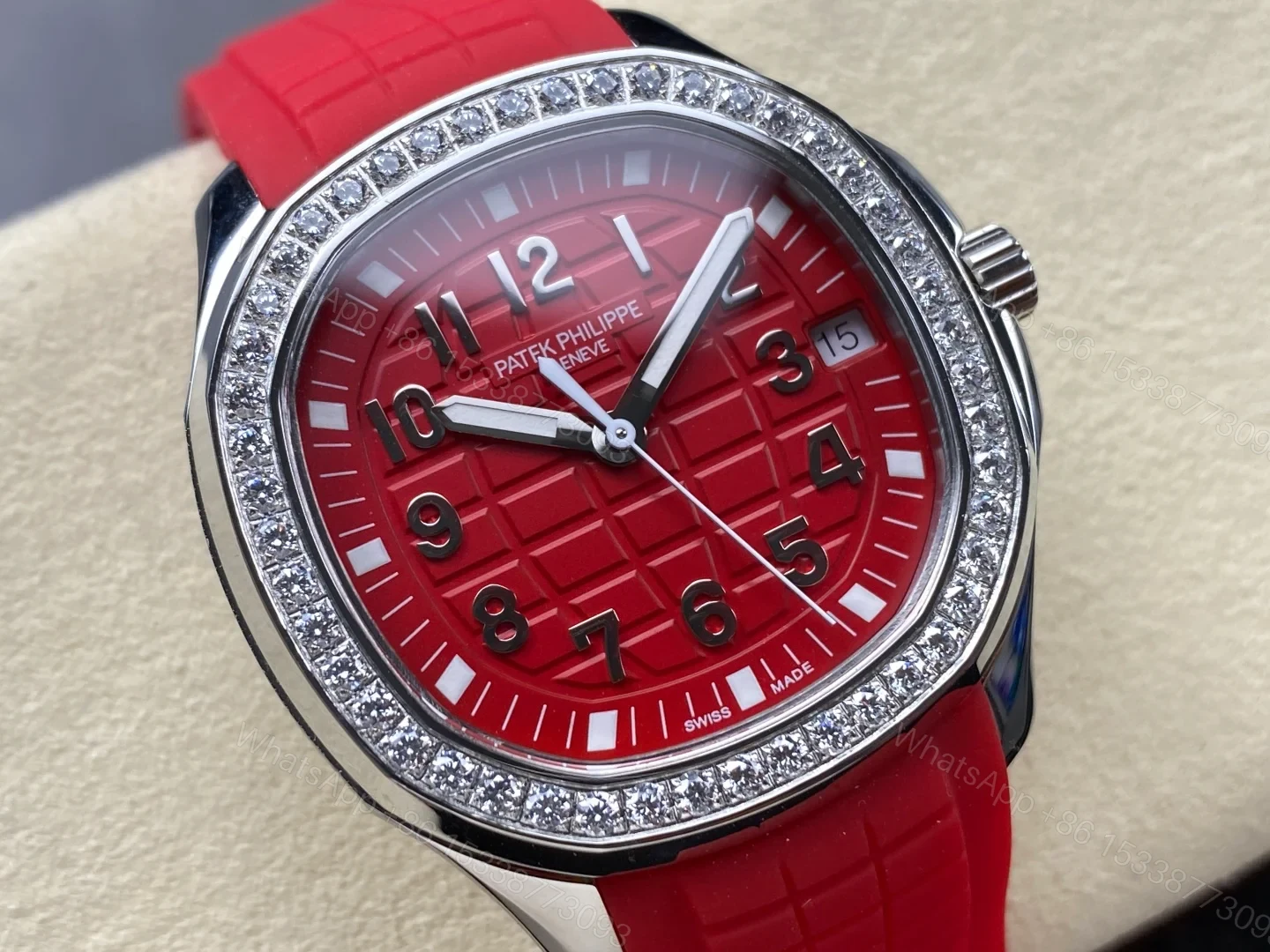 View 2 of Patek Philippe Aquanaut 5067 Stainless Steel Red Singapore 2019 5067A-027