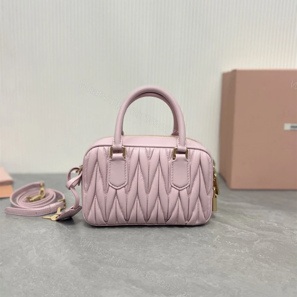 View 2 of 高仿miumiu繆繆TooPretty系列5BB123保齡球手袋粉色