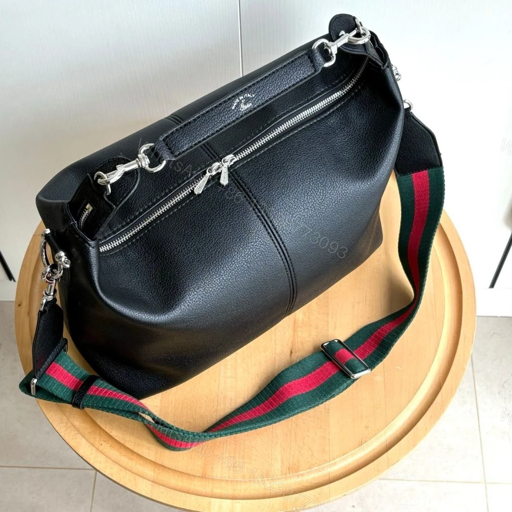 View 4 of Gucci Brera Medium Crossbody Bag Black 33Cm 866938 AAGDQ 1053