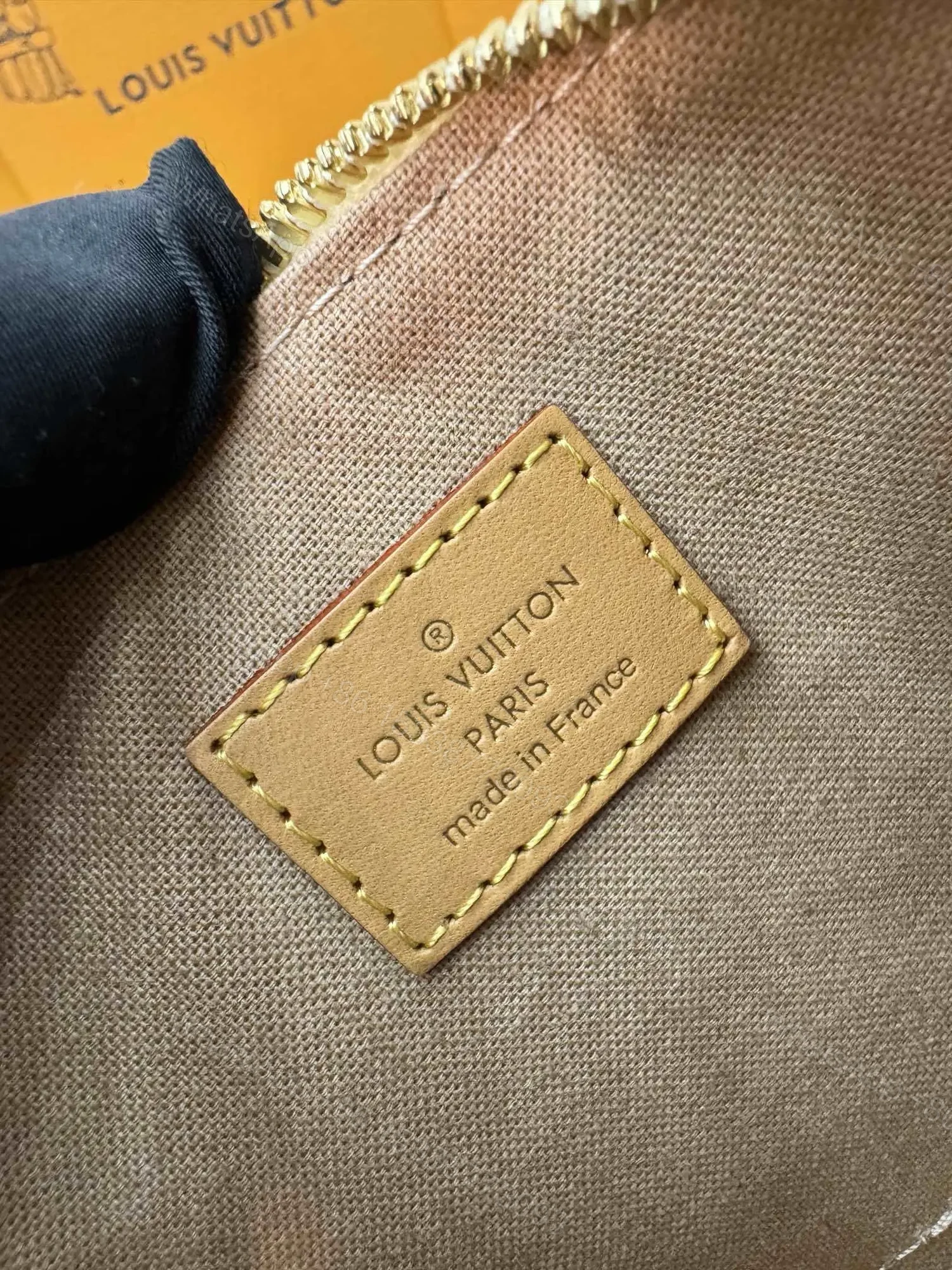 View 2 of Louis Vuitton Nano Alma handbag in Monogram Dune canvas