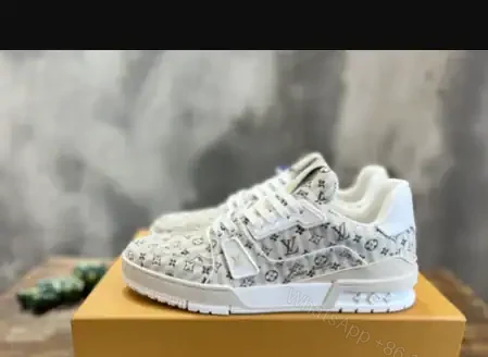 View 2 of LOUIS VUITTON LV TRAINER SNEAKERS IN BEIGE – LSVT345