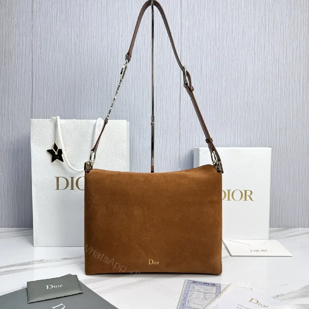 Caramel Suede Shoulder Bag: Minimalist Luxe Everyday Carry — view 1