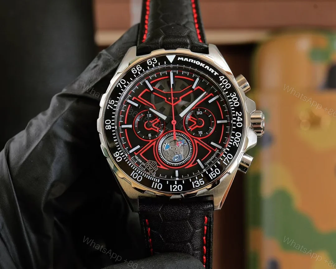 TAG Heuer Special Edition Racing Chronograph 41MM Black PVD Steel Watch TAGHEUER-RACING-VK-CHRONO-BLK-41 — view 1