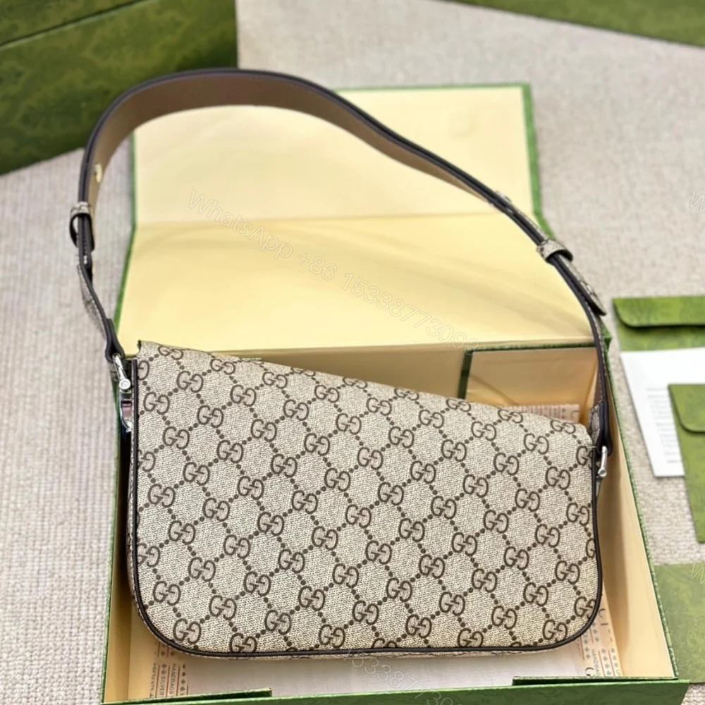 View 3 of Gucci Horsebit 1955 Small Shoulder Bag Beige 25Cm 764155 KGD0N 9742