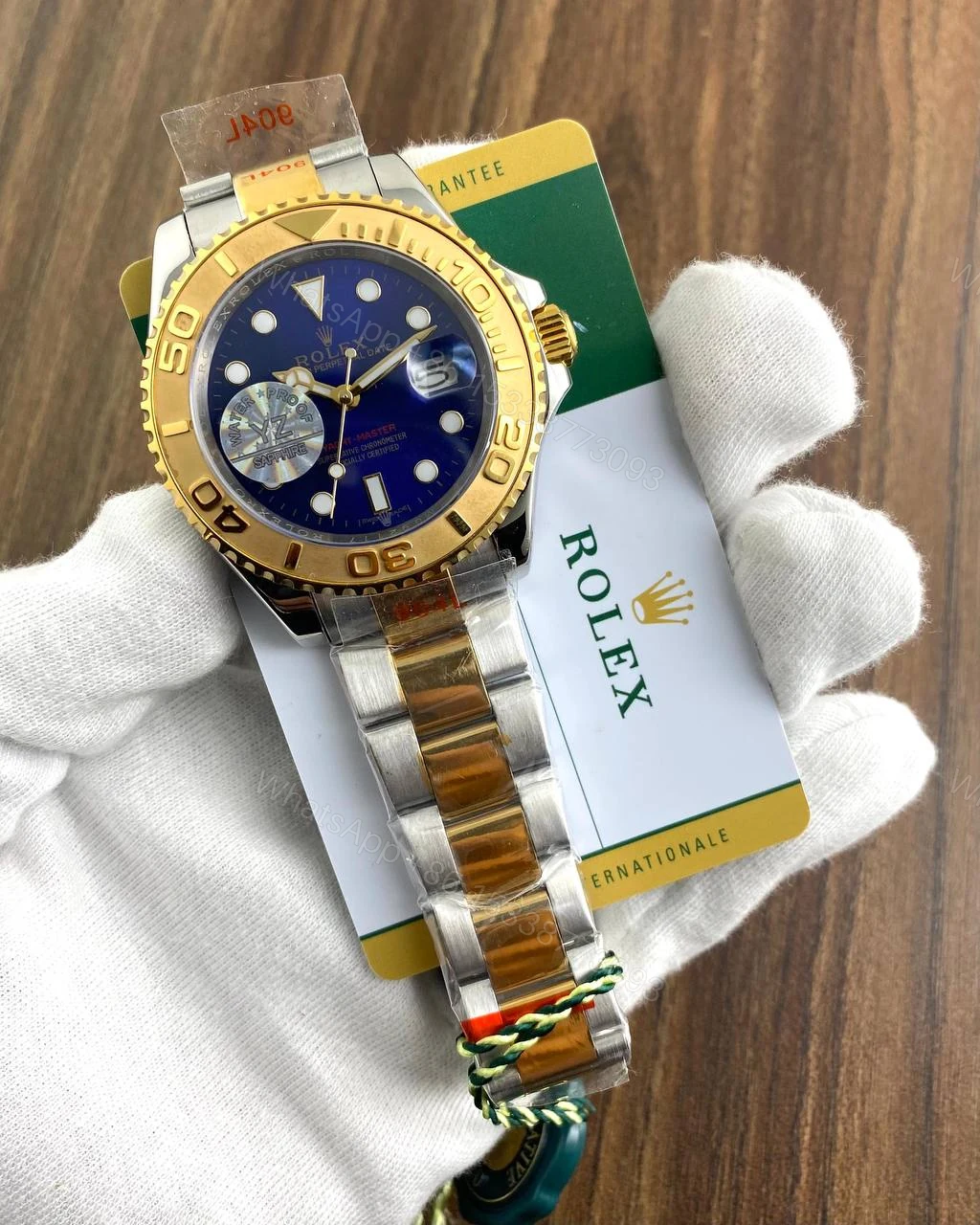Rolex Yacht Master Blue Dial 40mm Automatic — view 1