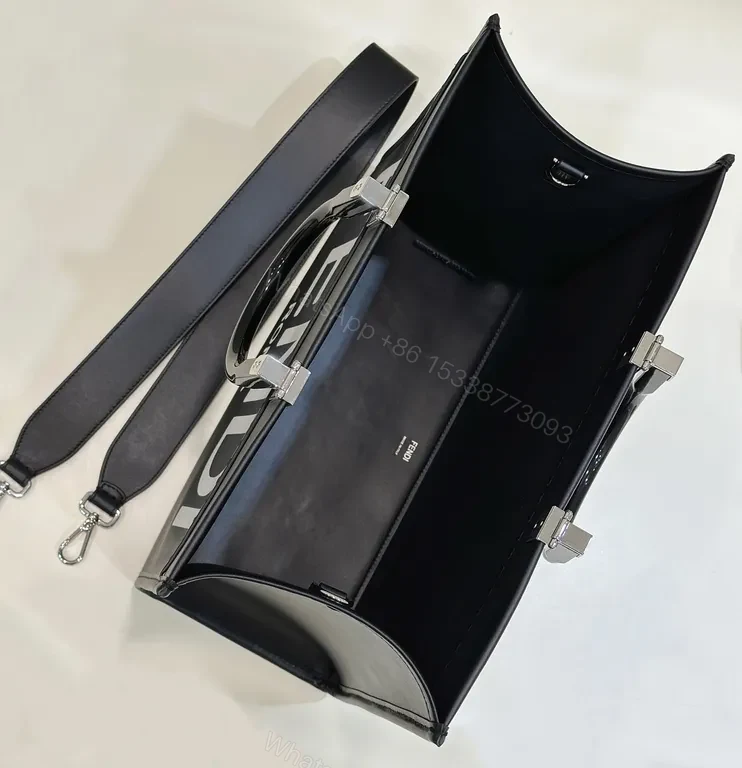 View 8 of Fendi-Style Structured Tote: Luxe Everyday Carryall