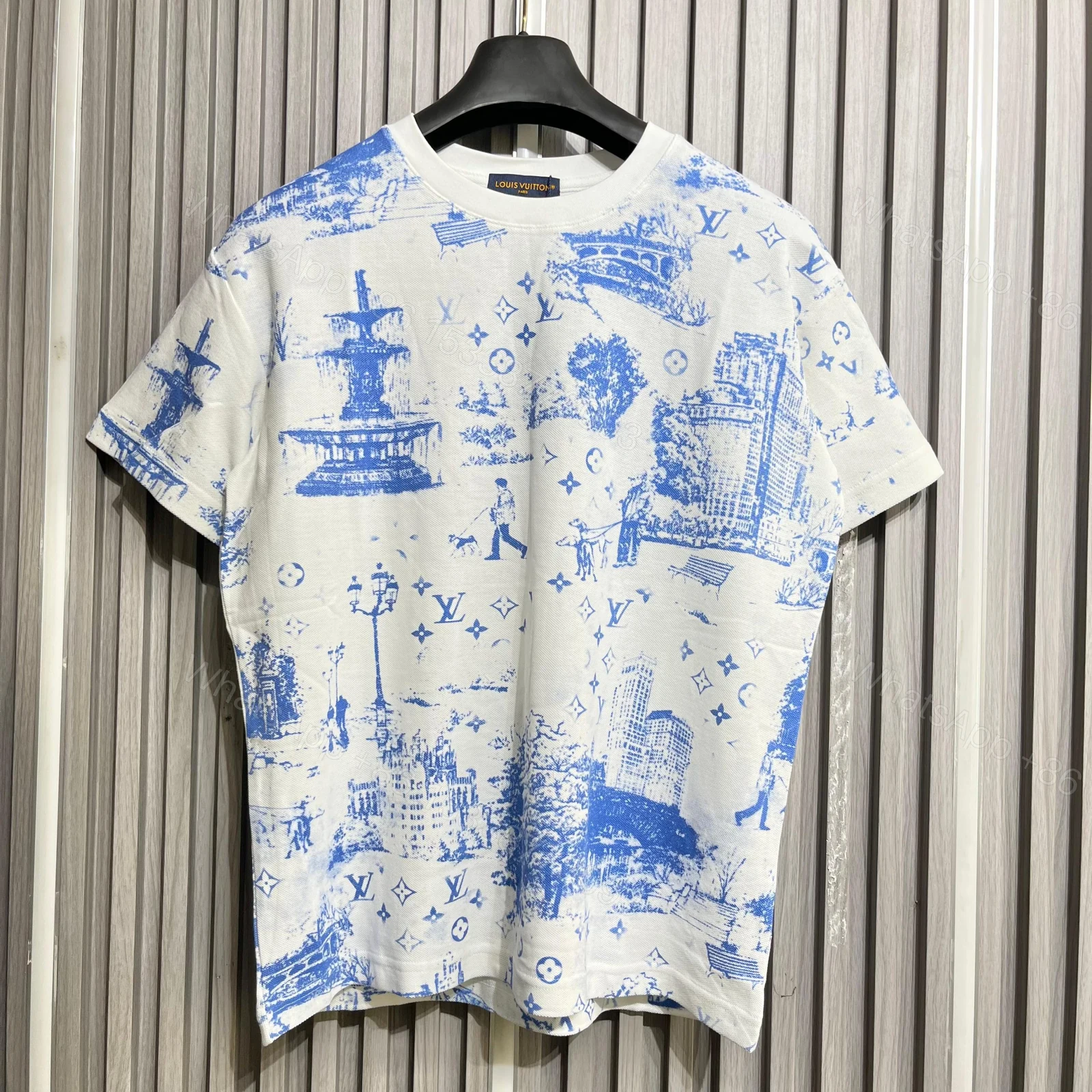 View 2 of FIRST COPY Louis Vuitton My Wolrd Graphic T-shirt