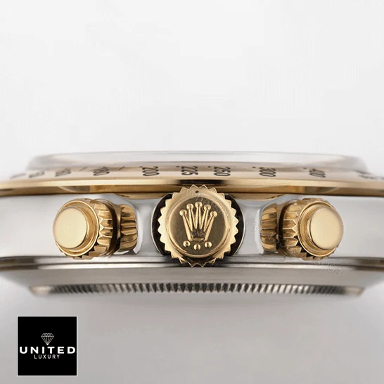 View 10 of Rolex Daytona Cosmograph Yellow Gold Champagne Dial 16523 Replica