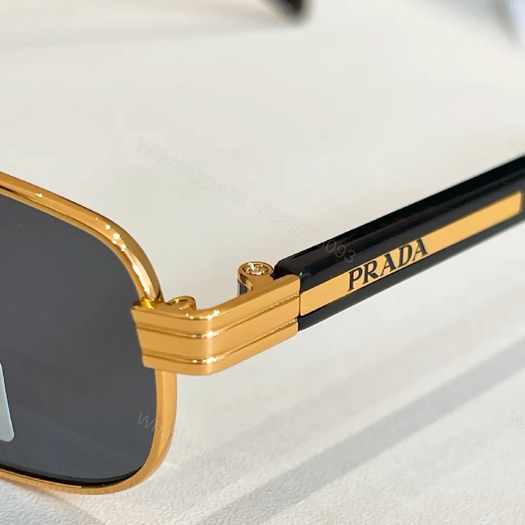 View 7 of Polished Visibility: Luxe Sunglasses with Gold Detail