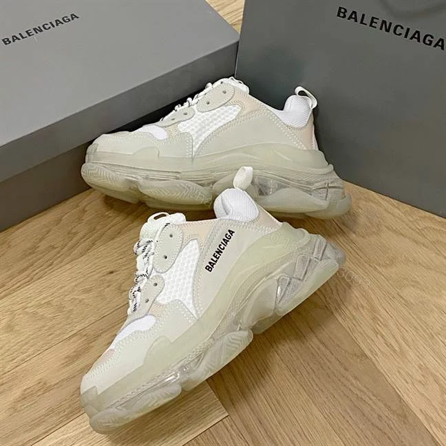 View 3 of BALENCIAGA MEN’S TRIPLE S SNEAKER CLEAR SOLE – BB201