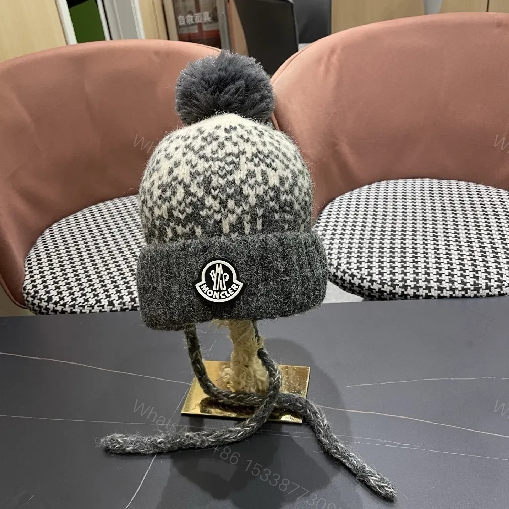 Cozy Knit Beanie with Marled Texture & Pom-Pom Detail — view 1