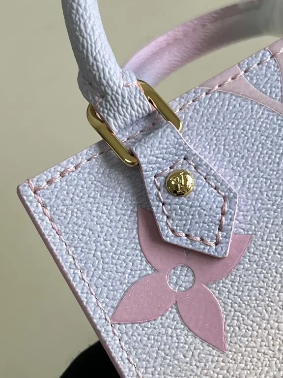 View 3 of Pastel Gradient Mini Handbag: Luxe LV-Style, Compact Chic