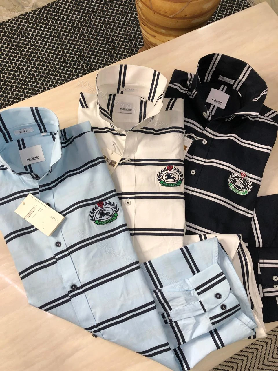 View 8 of First Copy Burberry Cotton Fabric Shirt