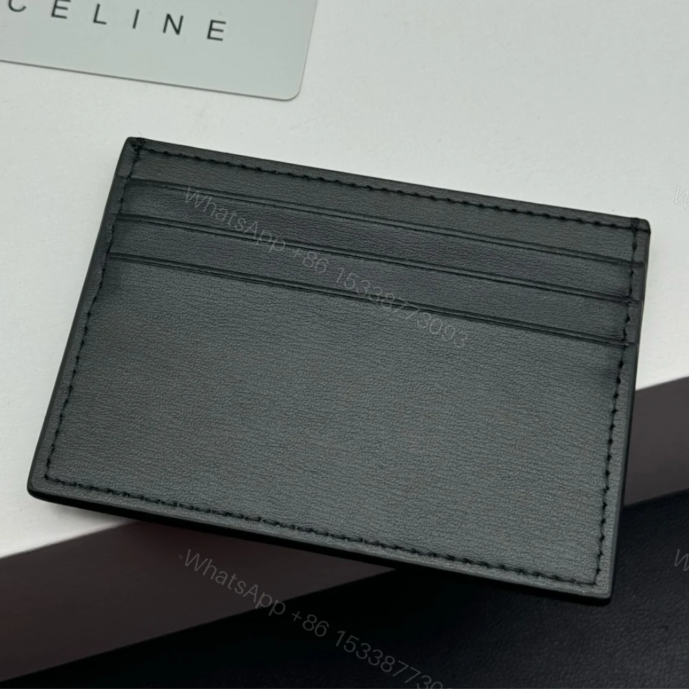 View 8 of CELINE WALLET TRIOMPHE CARD HOLDER BLACK 10.5CM
