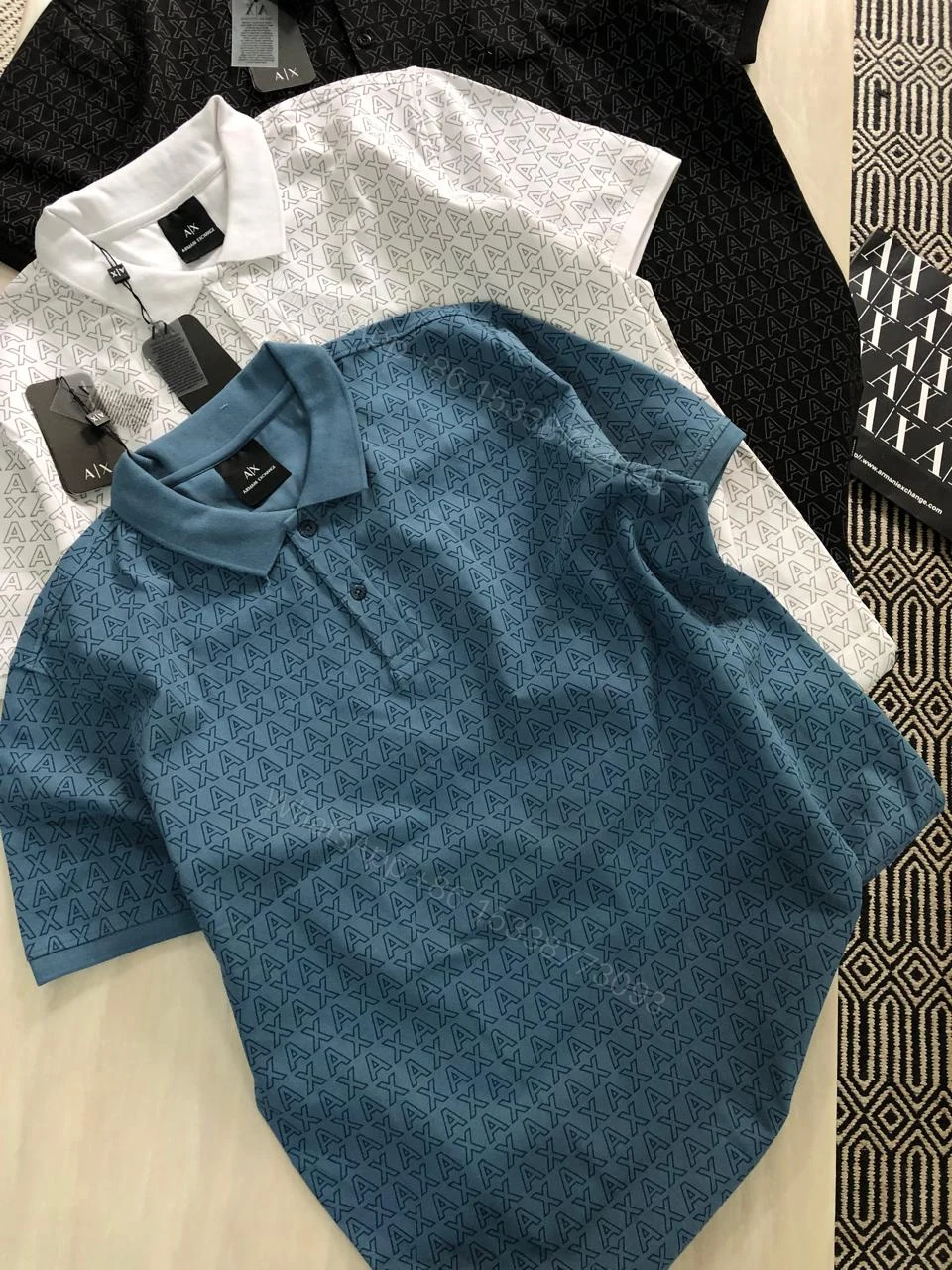 View 4 of First Copy Armani Very Premium Cotton Lycra Polos – Imported Luxury Comfort for Men