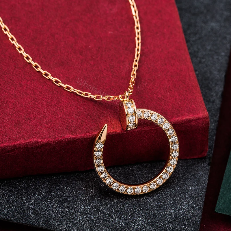 View 4 of Cartier Juste un Clou Necklace Full Diamonds