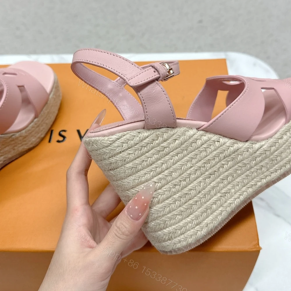 View 5 of LV ISOLA WEDGE SANDAL ROSE 1AGYI1
