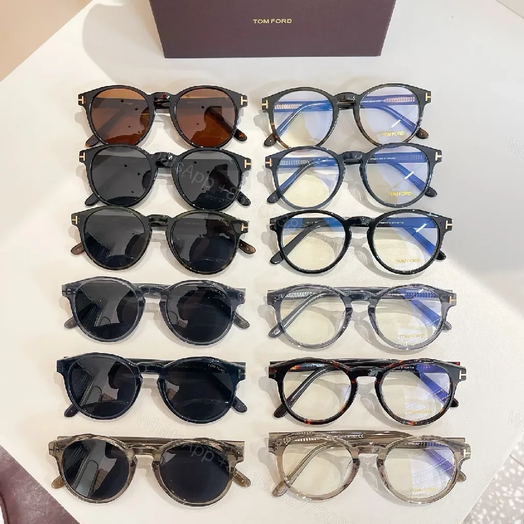 View 5 of Black Acetate Round Frame with Gold-Tone Detailing Eyewear