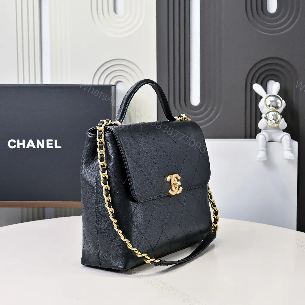 View 5 of Quilted Leather Crossbody: Timeless Luxury Everyday Bag
