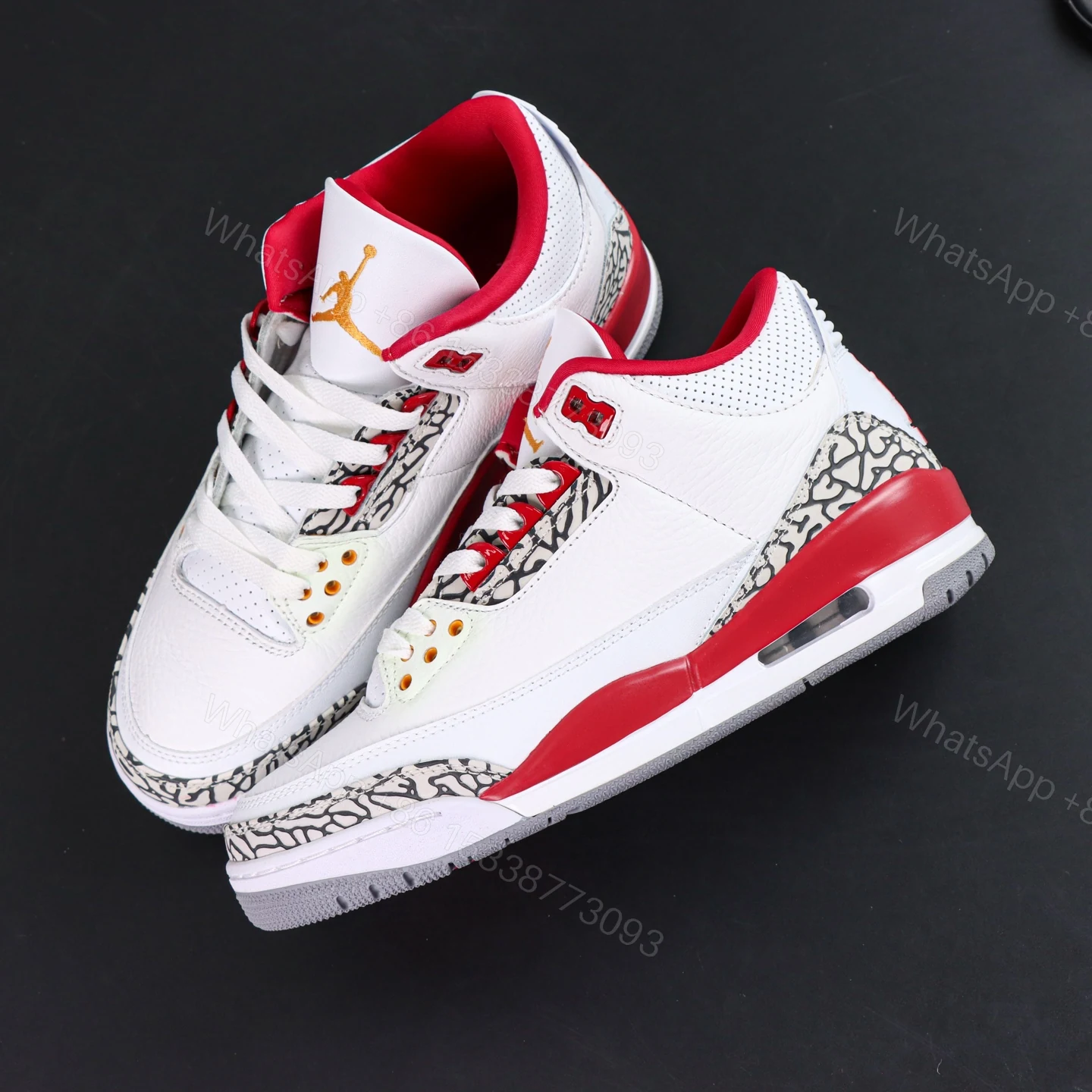 View 7 of Jordan 3 Retro Cardinal Red