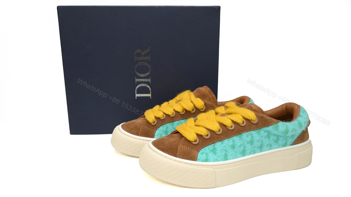 Dior B33 Sneakers Release Brown Green 3SN272 ZIR1 6536 — view 2