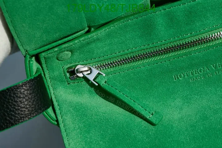 View 9 of Bottega Veneta White Lambskin Cassette Bag in Intrecciato Weave