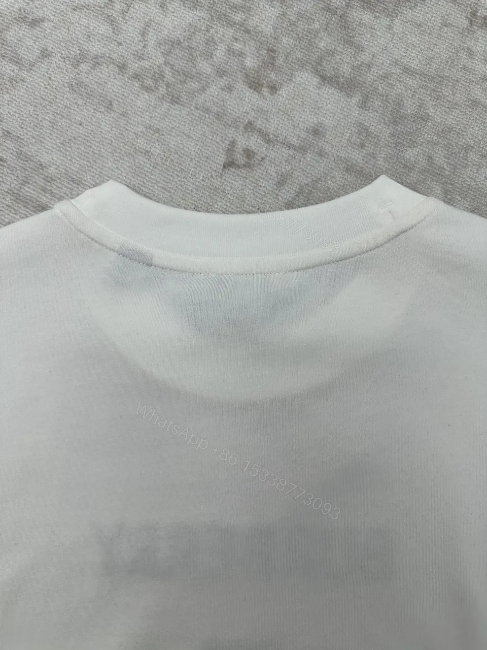 View 9 of Heritage Horse Graphic Tee – Cotton, Relaxed Fit, White/Gray