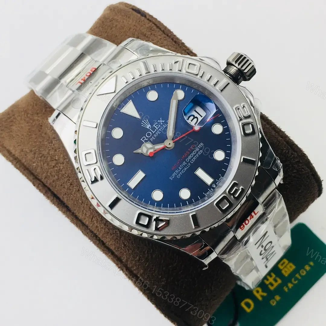 View 2 of Rolex Yacht-Master 40mm Blue Dial Oyster Bracelet Premium Edition 116622-0001