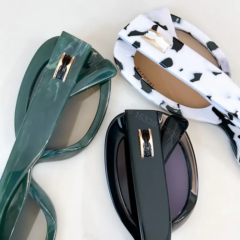 View 2 of Bold Luxe Oversized Sunglasses: Acetate, BVLGARI Detailing