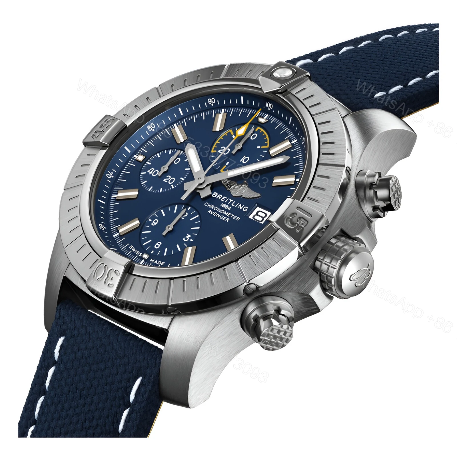 View 4 of Breitling A13385101C1X2 Blue Dial Replica
