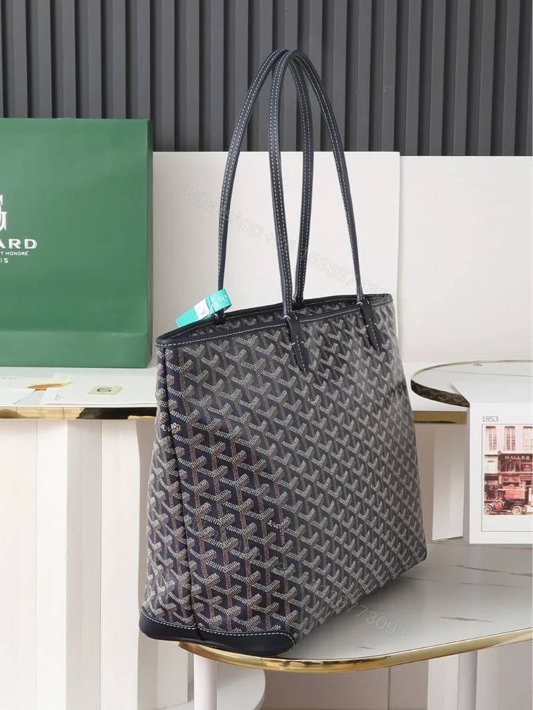 View 3 of Goyard Artois PM in Navy Blue