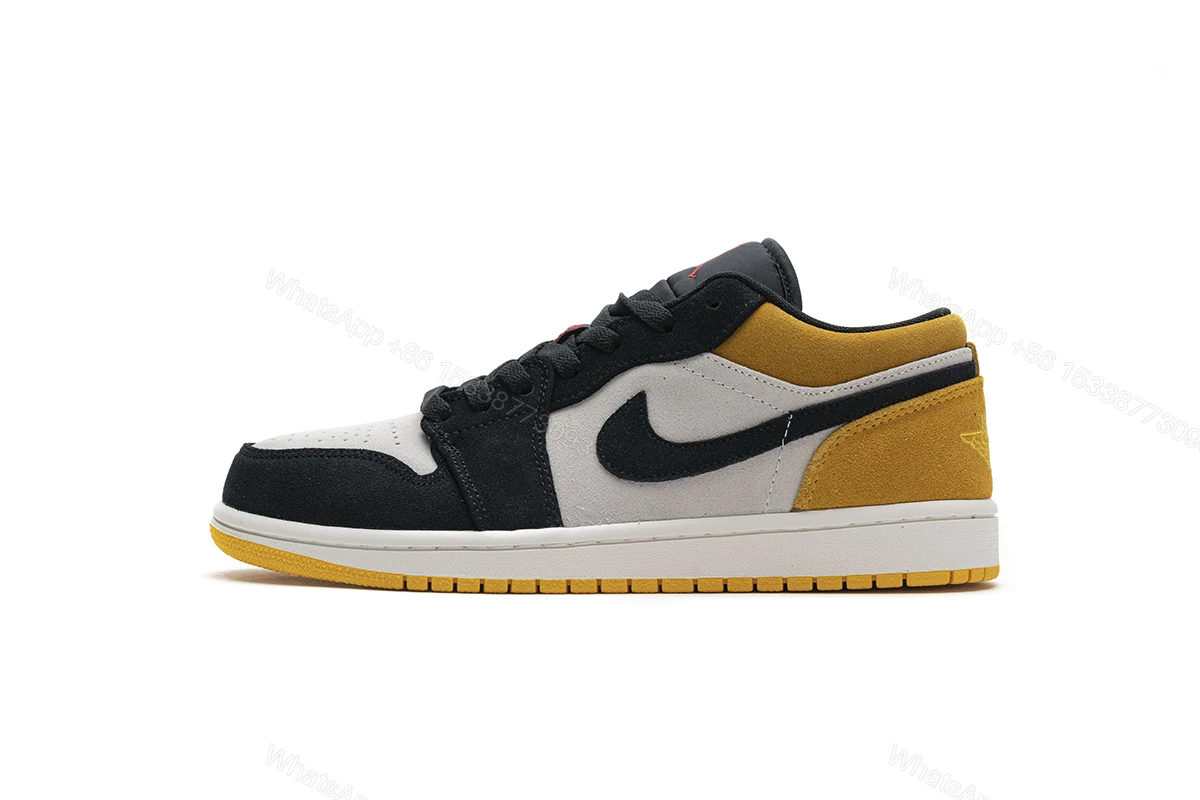 View 13 of Air Jordan 1 Low Sail University Gold Black 553558-127