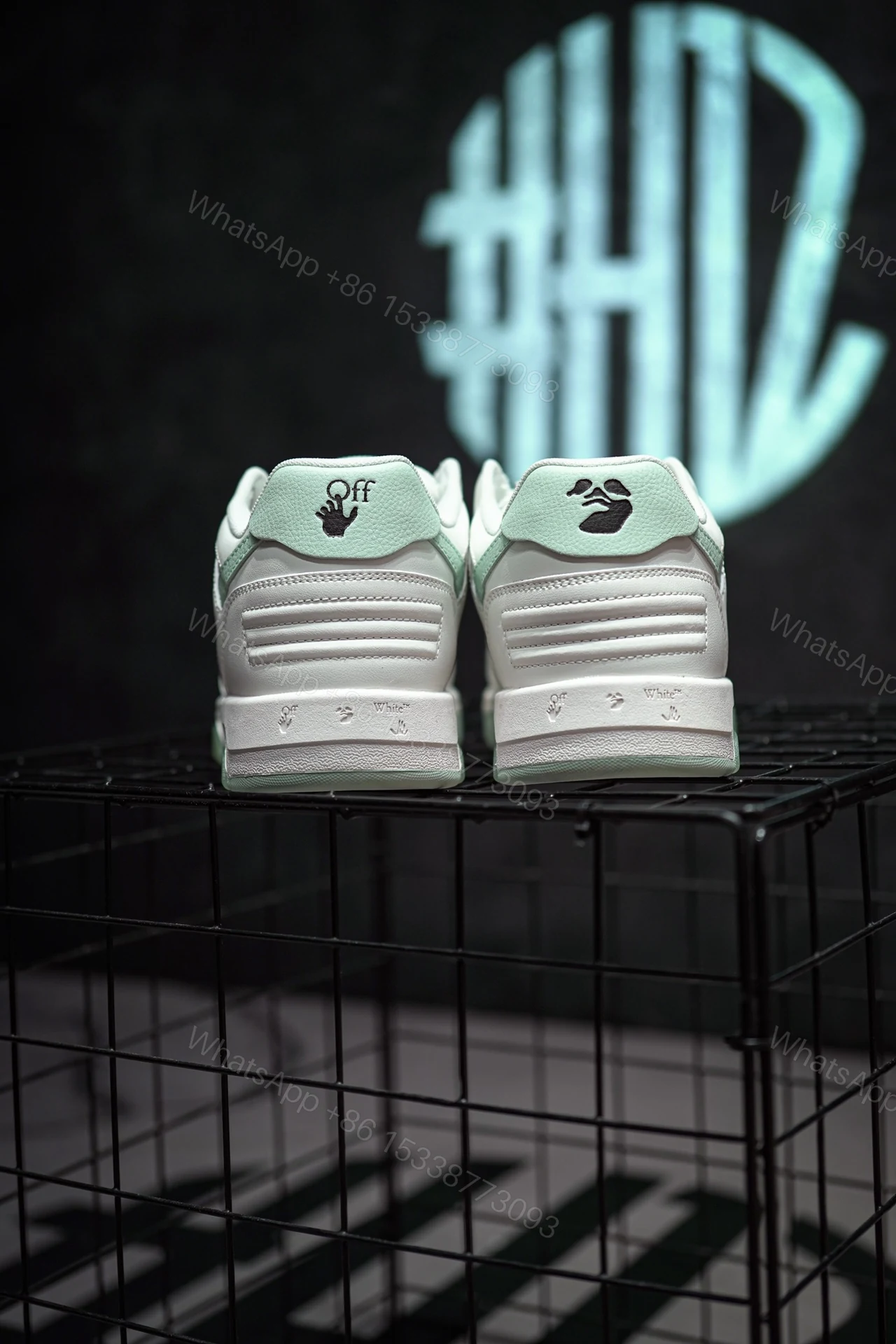 View 8 of OFF-WHITE Out Of Office White Light Green