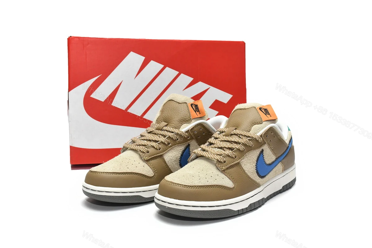 Size x Nike Dunk Low Brown DO6712-200 — view 2
