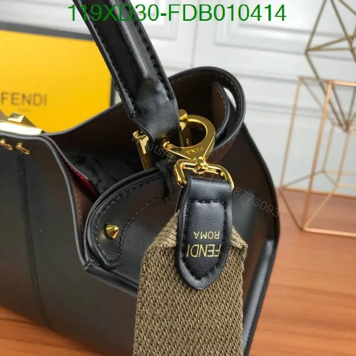 View 13 of Fendi Peekaboo X Lite Oversized Handbag KN55478