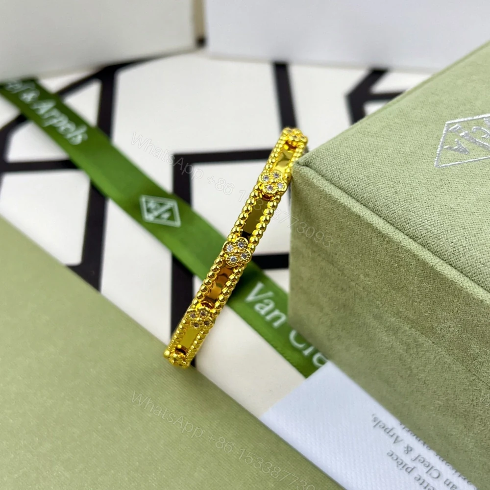 View 2 of 高仿首飾VanCleef&Arpels*RP6X500萬花筒手鐲窄版黃金款