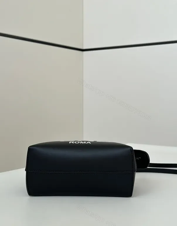 View 4 of Black Fendi Mini Bag: Structured, Luxury Everyday Crossbody