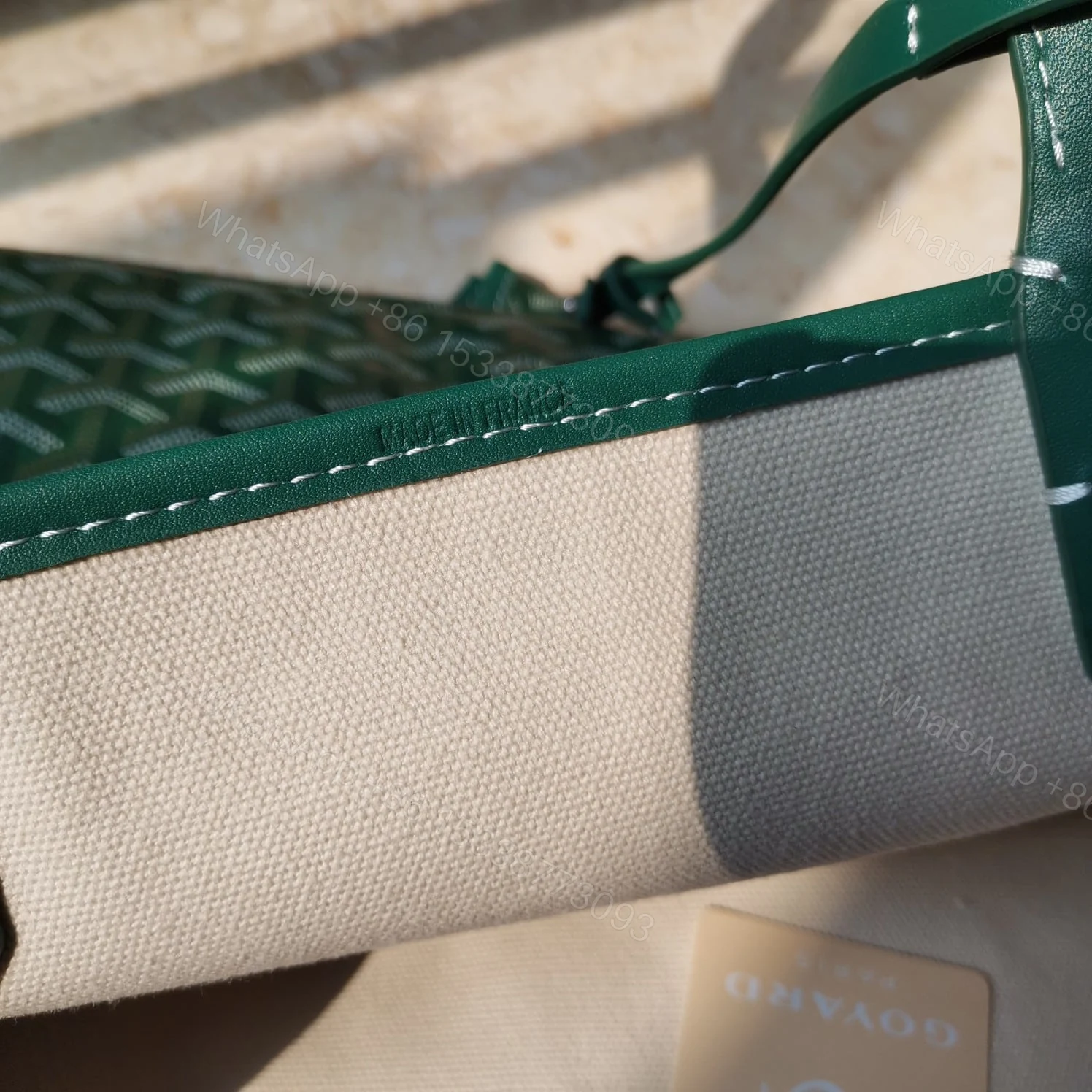 View 8 of GOYARD ANJOU PM BAG GREEN 45CM ANJOUSPMLCG09TY09P