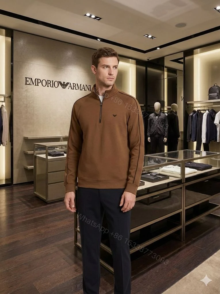 View 10 of First Copy Emporio Armani Premium Quality Sweatshirt for Men
